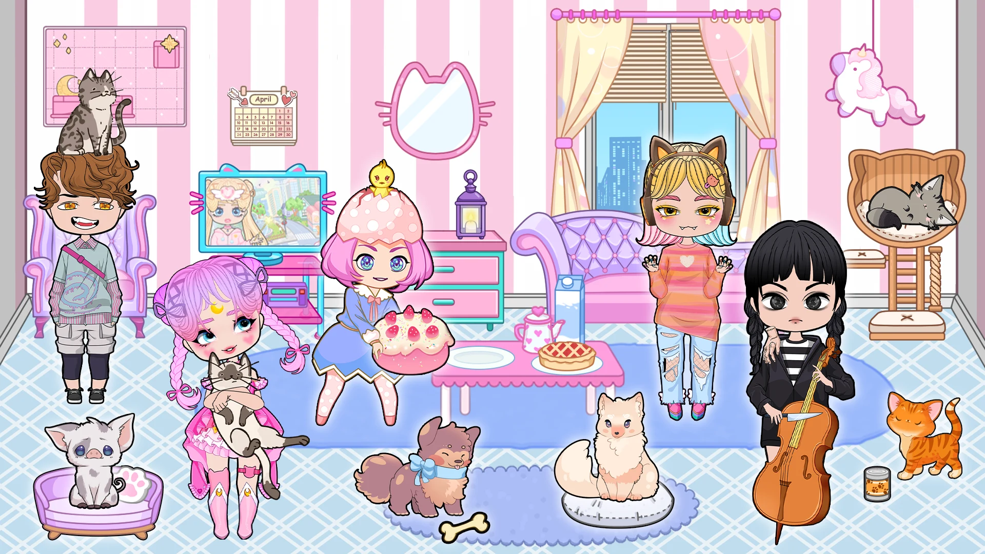 Chibi Doll Dress Up Games screenshot