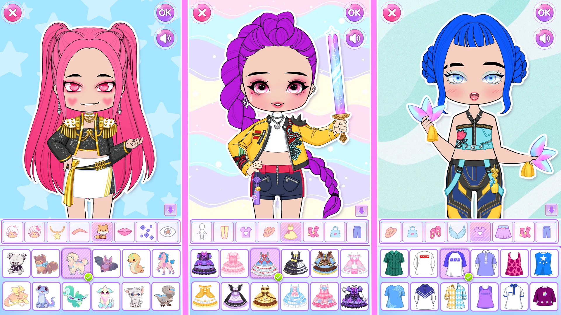 Chibi Doll Dress Up Games screenshot
